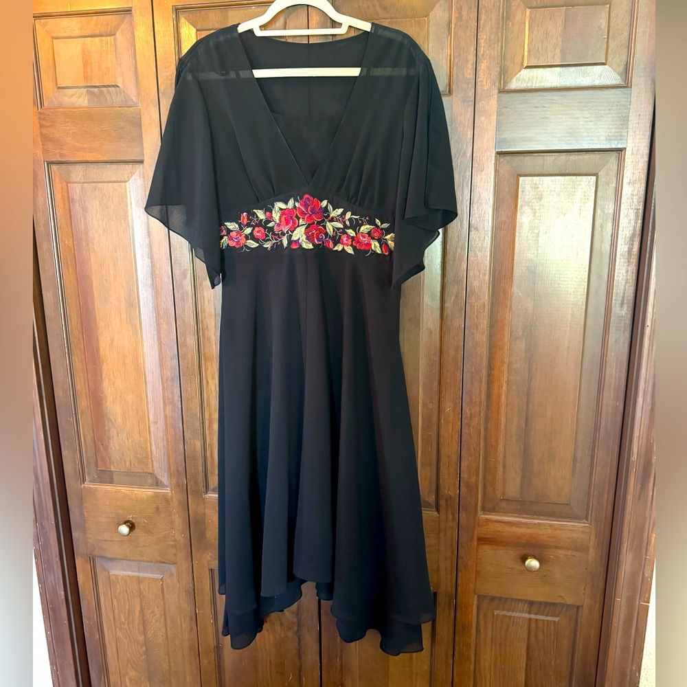 Classy formal black dress